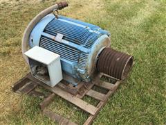 Westinghouse 3 Phase 150 HP Electric Motor 