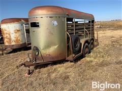 W-W Trailer Livestock Trailer 