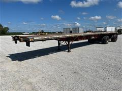 1996 Transcraft 45' T/A Spread Axle Flatbed Trailer 