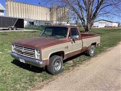 1986 Chevrolet Silverado K10 4x4 Pickup 