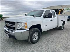 2010 Chevrolet 3500 HD 4x4 Extended Cab Service Truck 