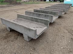 Concrete 7' X 3' Feed Bunks 