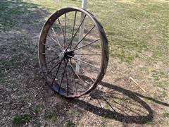 Antique Steel Wheel 