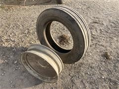 Michelin 255/70R22.5 Tire & Rim 