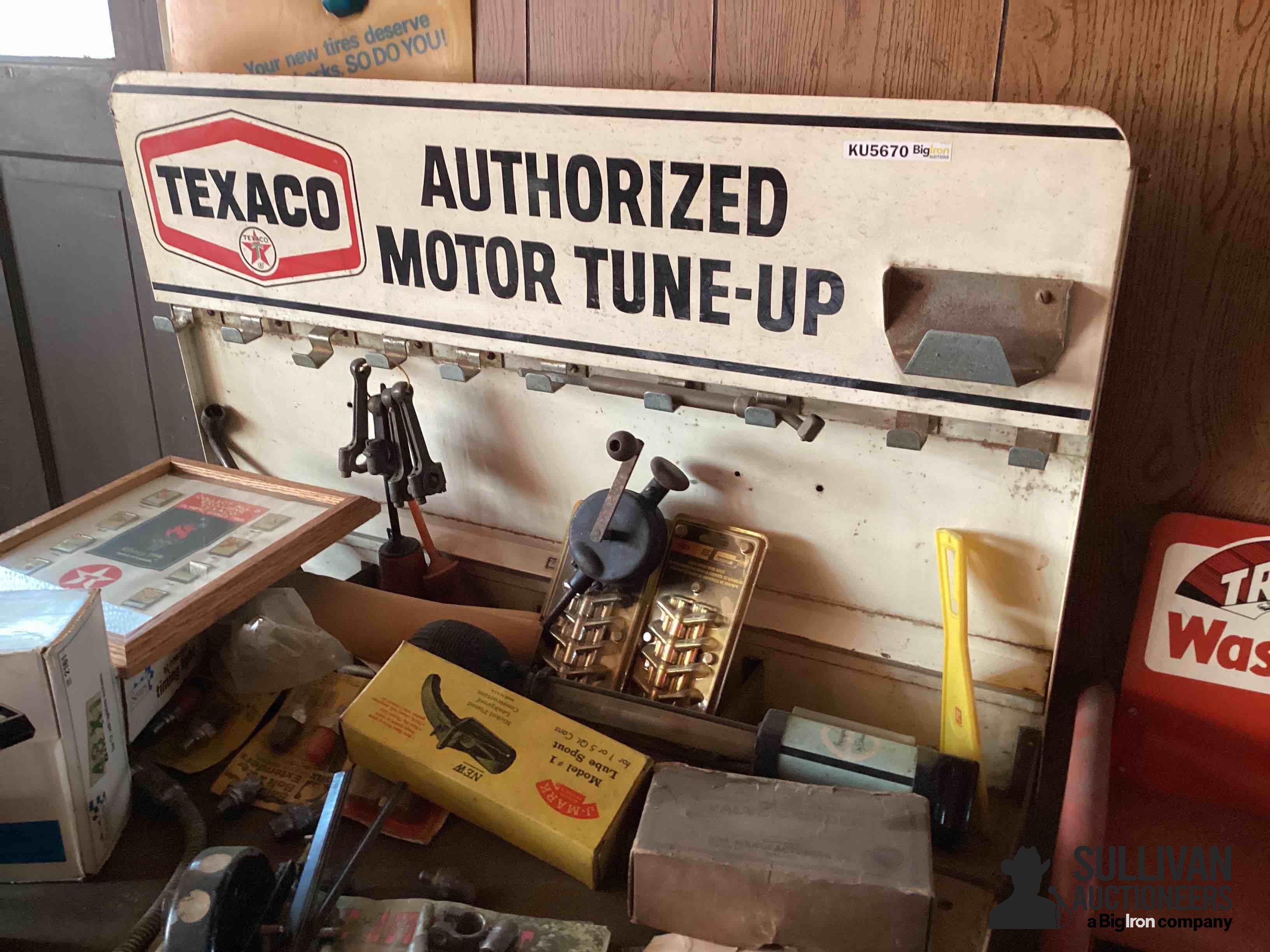 Texaco Authorized Motor Tune Up Table 