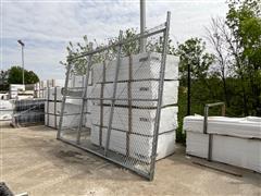 15' X 10' Chain Link Fence/Gate Sections 