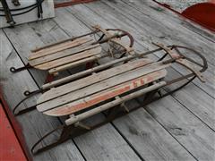 Antique Snow Sleds 