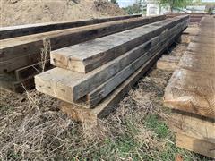 Wooden Bridge Stringer Beams/Planks 