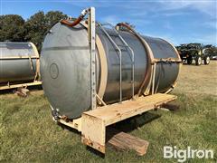 1994 Mid State Tank 1800-Gal Stainless Steel Tank 