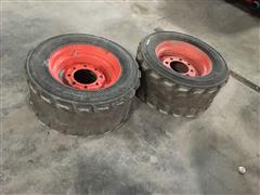 Bobcat Skid Steer Rims W/31x12-16.5 Tires 