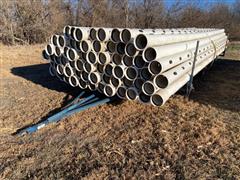 8" Plastic Irrigation Pipe And Trailer 