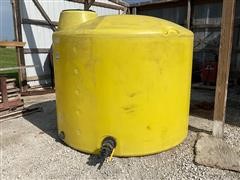 1500 Gal Vertical Poly Storage Tank 