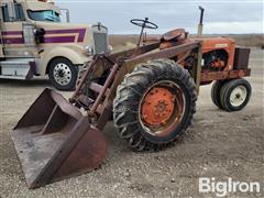 1949 Allis-Chalmers WD 2WD Tractor W/Reverse Loader 