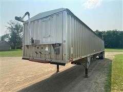 1983 Wilson 42' Hopper Bottom T/A Grain Trailer 