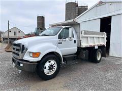 2004 Ford F650 Super Duty S/A Dump Truck 