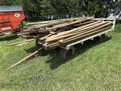 14' Hay Wagon W/Wood 