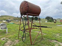 100 Gal Fuel Barrel w/ Stand 