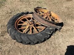 John Deere Spoked Rear Wheel Set 