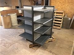 4-Sided Display Shelving Unit 