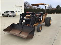 1989 Case 380B 2WD Tractor W/Loader 