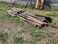 4” Wood Fence Posts 