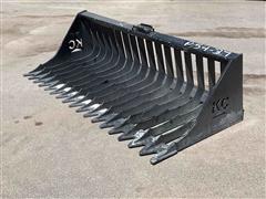 2022 KC 76" Skid Steer Skeleton Bucket 