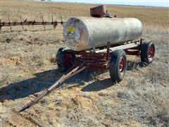 330 Gallon LP Tank On 4 Wheel Cart 