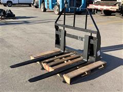 AGT SAII100 1.5” X 4” X 48” Skid Steer Mast & Forks 