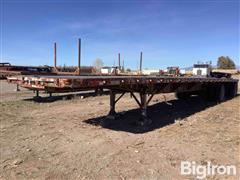 1984 Utility 45' T/A Spread Axle Flatbed Trailer 