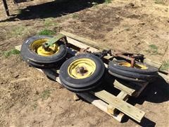 John Deere Single Front & Gauge Wheels 