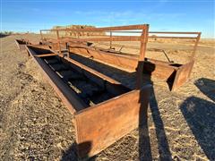 Steel Fenceline Feed Bunks 