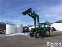 1993 John Deere 7800 MFWD Tractor W/Loader 