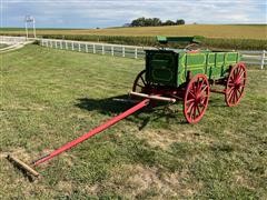 John Deere Horse Drawn Grain Wagon 