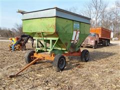 Huskee / Bradford 225 250 Bushel Gravity Box On Electric Wheel Running Gear 