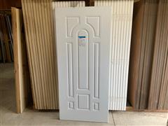 8 Panel Steel Insulated Exterior Doors 