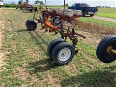 Shop Made Tool Bar W/Shanks & Dual Gauge Wheels 