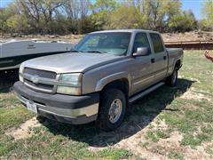 2003 Chevrolet 2500 HD 4x4 Crew Cab Pickup 