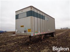 1994 Pines 27 1/2' S/A Enclosed Tender Van Trailer W/1700-Gal Tanks 