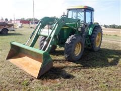 2001 John Deere 7210 MFWD Tractor W/JD 740 Loader 