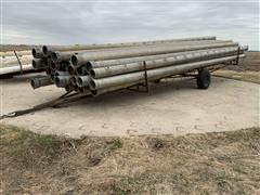 8" Diameter X 30' Long Aluminum Irrigation Pipe 