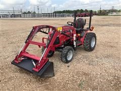 Mahindra 26XLT MFWD Compact Utility Tractor W/Loader 