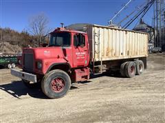 1984 Mack DM685S T/A Grain Truck 