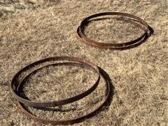 Wooden Wagon Wheel Rings 