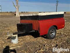 Homemade S/A Pickup Box Utility Trailer 