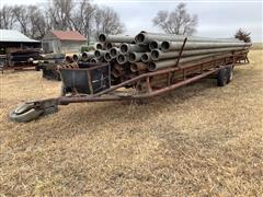 Irrigation Pipe & Trailer 