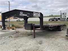 1999 Homemade T/A Flatbed Gooseneck Trailer 