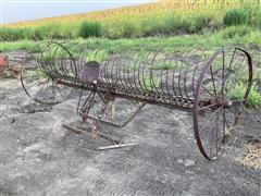 Steel Wheel Drag Rake 