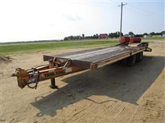 1998 Trail King 24' T/A Lowboy Trailer 