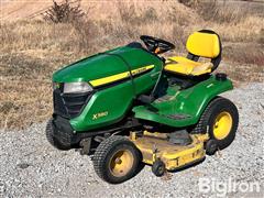 2017 John Deere X380 Lawn Tractor W/Attachments 