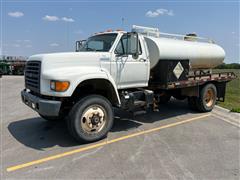 1997 Ford F700 4x4 Flatbed Water Truck 